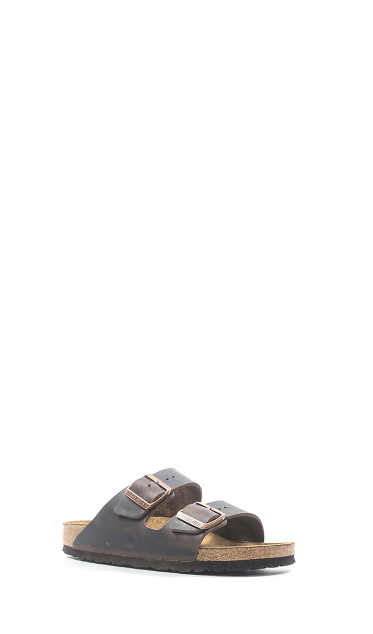 BIRKENSTOCK ARIZONA Ciabatta donna marrone in pelle