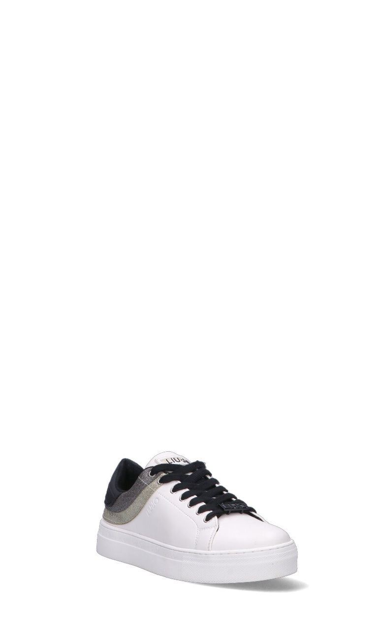 LIU JO Sneaker ragazzo bianca in pelle