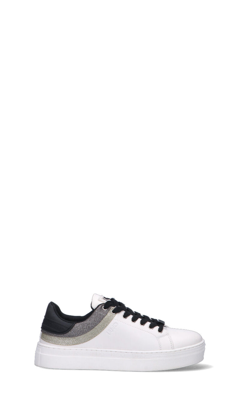 LIU JO Sneaker ragazzo bianca in pelle