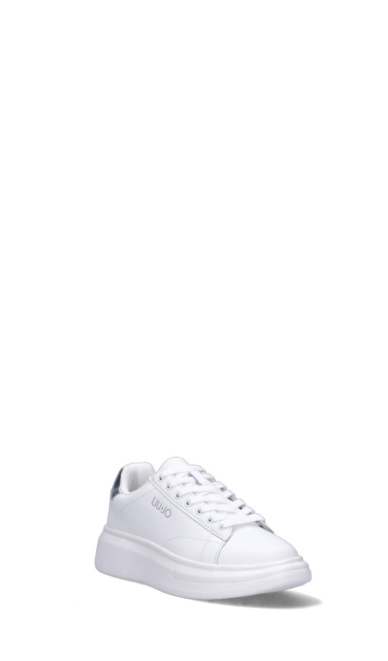 LIU JO Sneaker ragazzo bianca in pelle