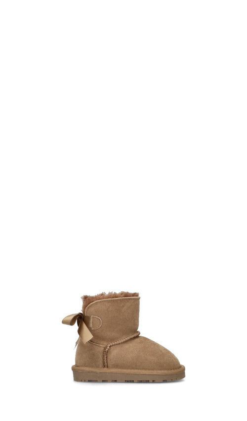 EMIDI' Stivaletto pelo bimba toffee in suede