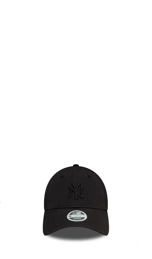 NEW ERA - Cappello 'NY Yankees' donna nero di velluto