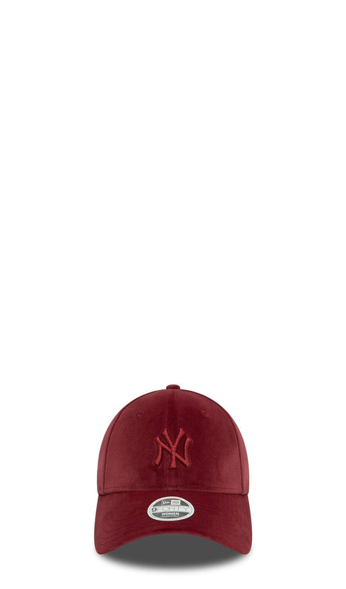 NEW ERA - Cappello 'NY Yankees' rosso in velour