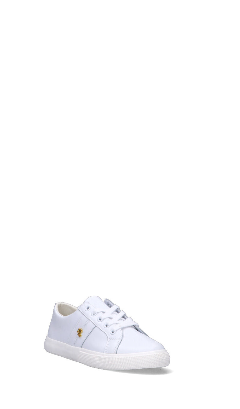 RALPH LAUREN Sneaker donna bianca in pelle