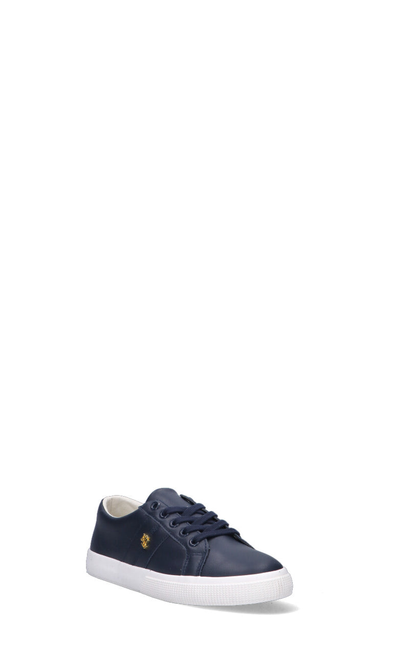 RALPH LAUREN Sneaker donna blu in pelle