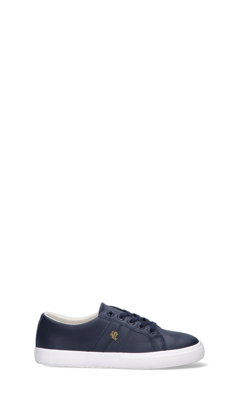 RALPH LAUREN Sneaker donna blu in pelle