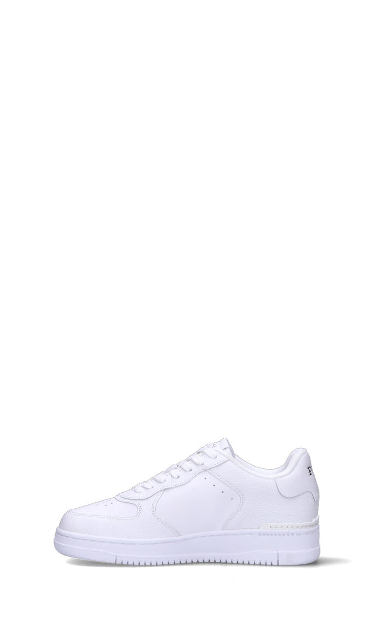 RALPH LAUREN Sneaker uomo bianca in pelle