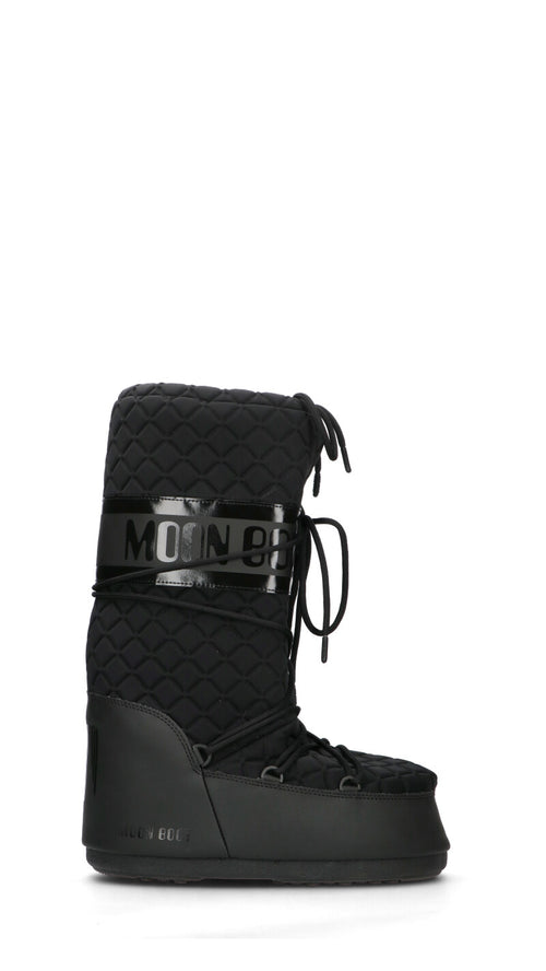 MOON BOOT - MB ICON QUILT Doposci donna nero