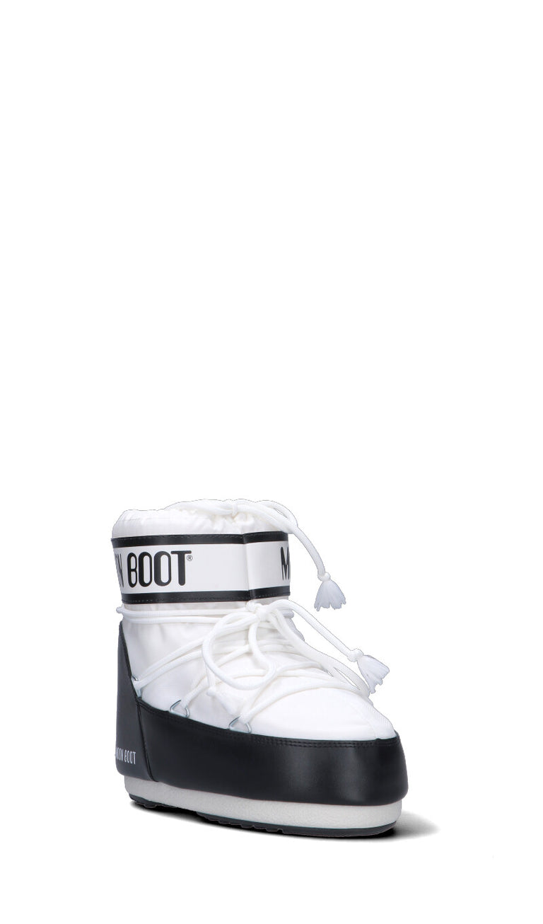 MOON BOOT - MB ICON LOW NYLON Doposci donna bianco/nero