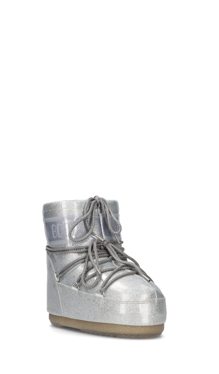 MOON BOOT - MB ICON GLITTER Doposci uomo argento