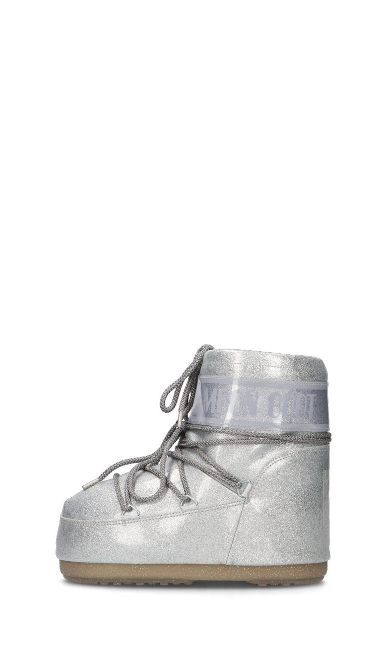 MOON BOOT - MB ICON GLITTER Doposci uomo argento