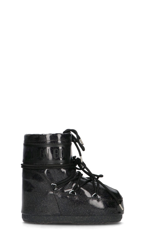 MOON BOOT - MB ICON LOW GLITTER Doposci donna nero