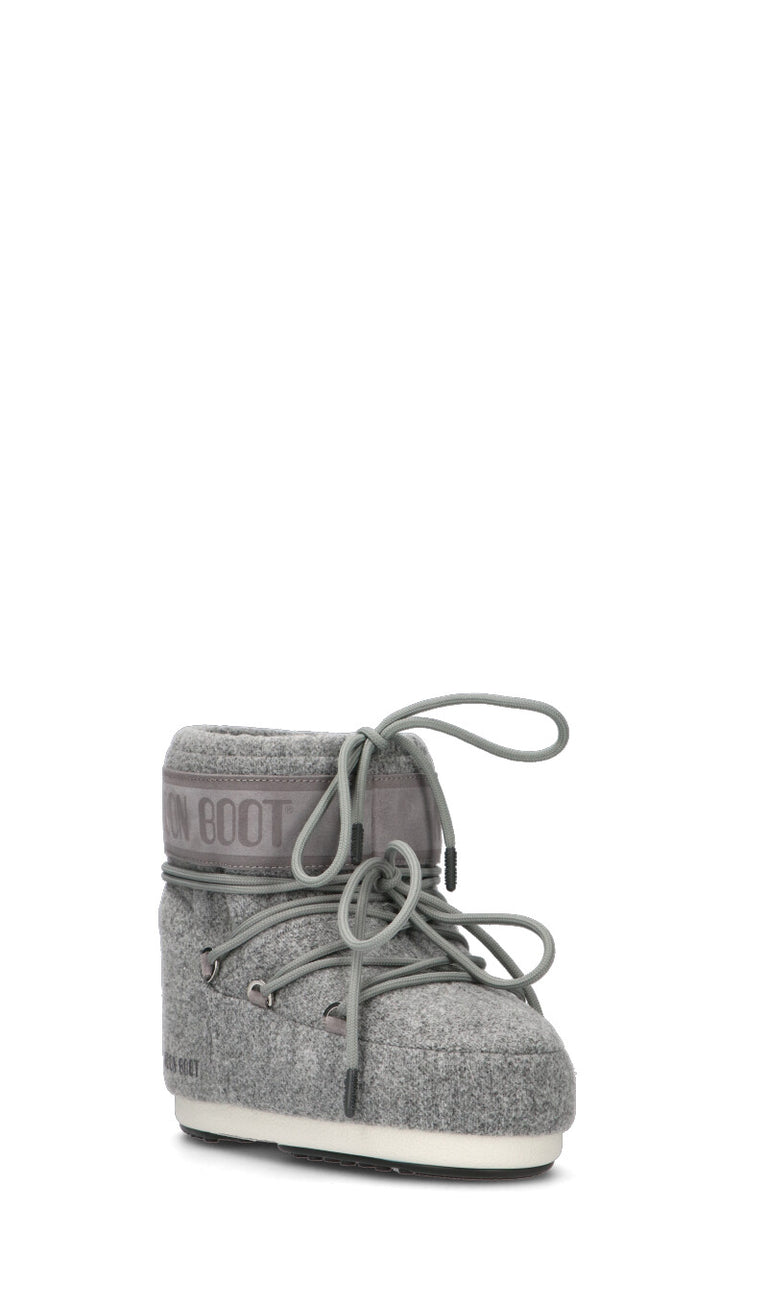 MOON BOOT - MB ICON LOW FELT Doposci donna grigio in suede