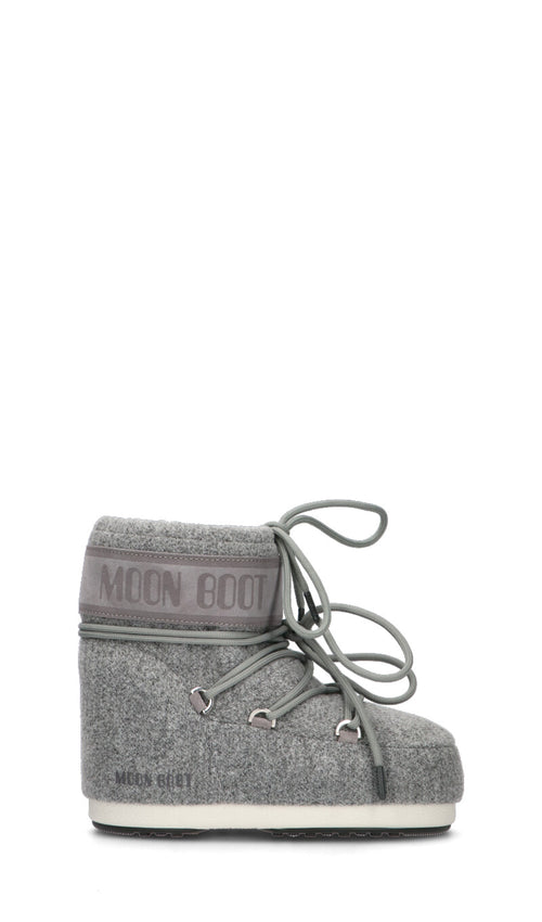 MOON BOOT - MB ICON LOW FELT Doposci donna grigio in suede