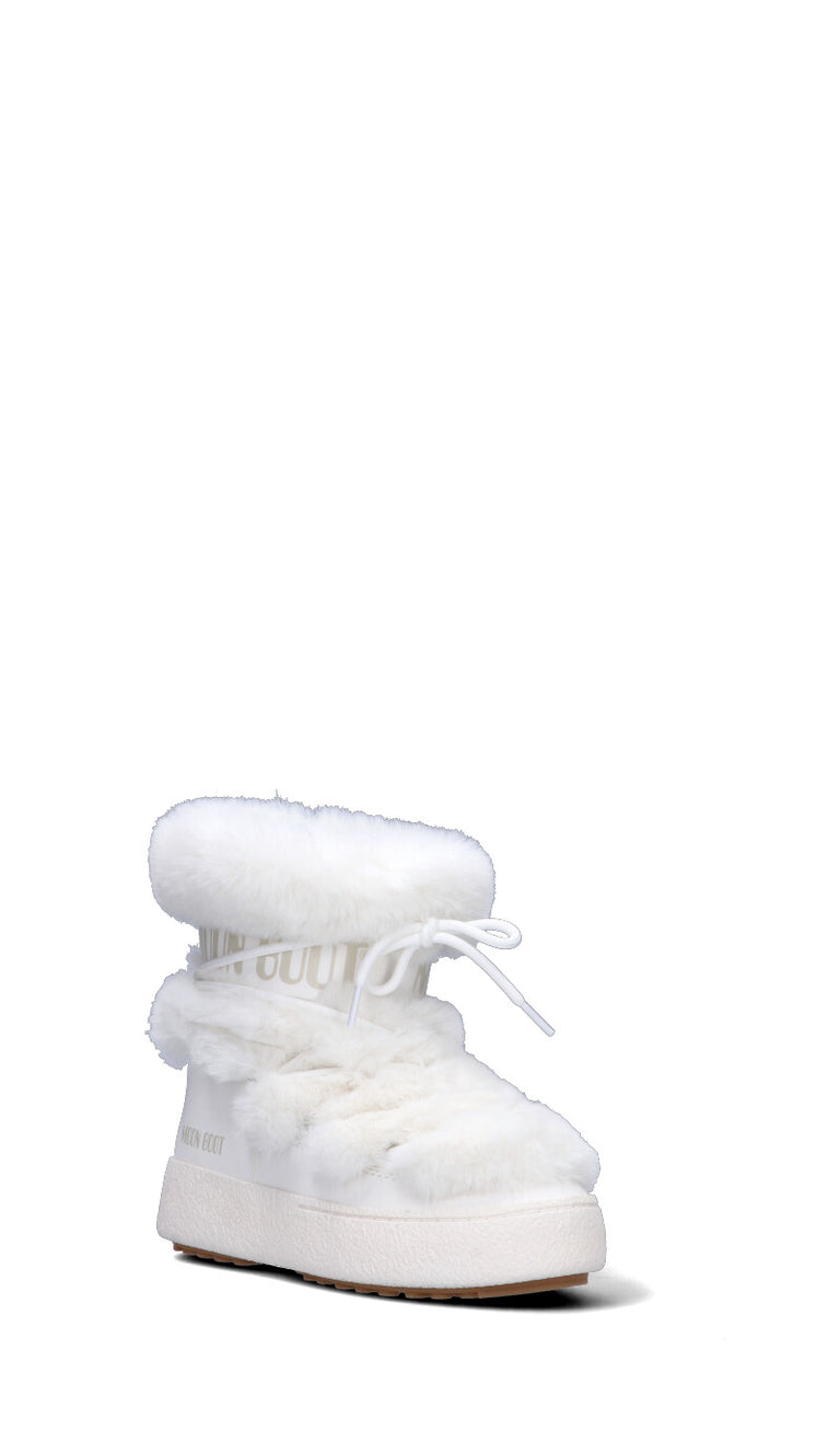 MOON BOOT - MB LTRACK FAUX FUR WP Doposci donna bianco