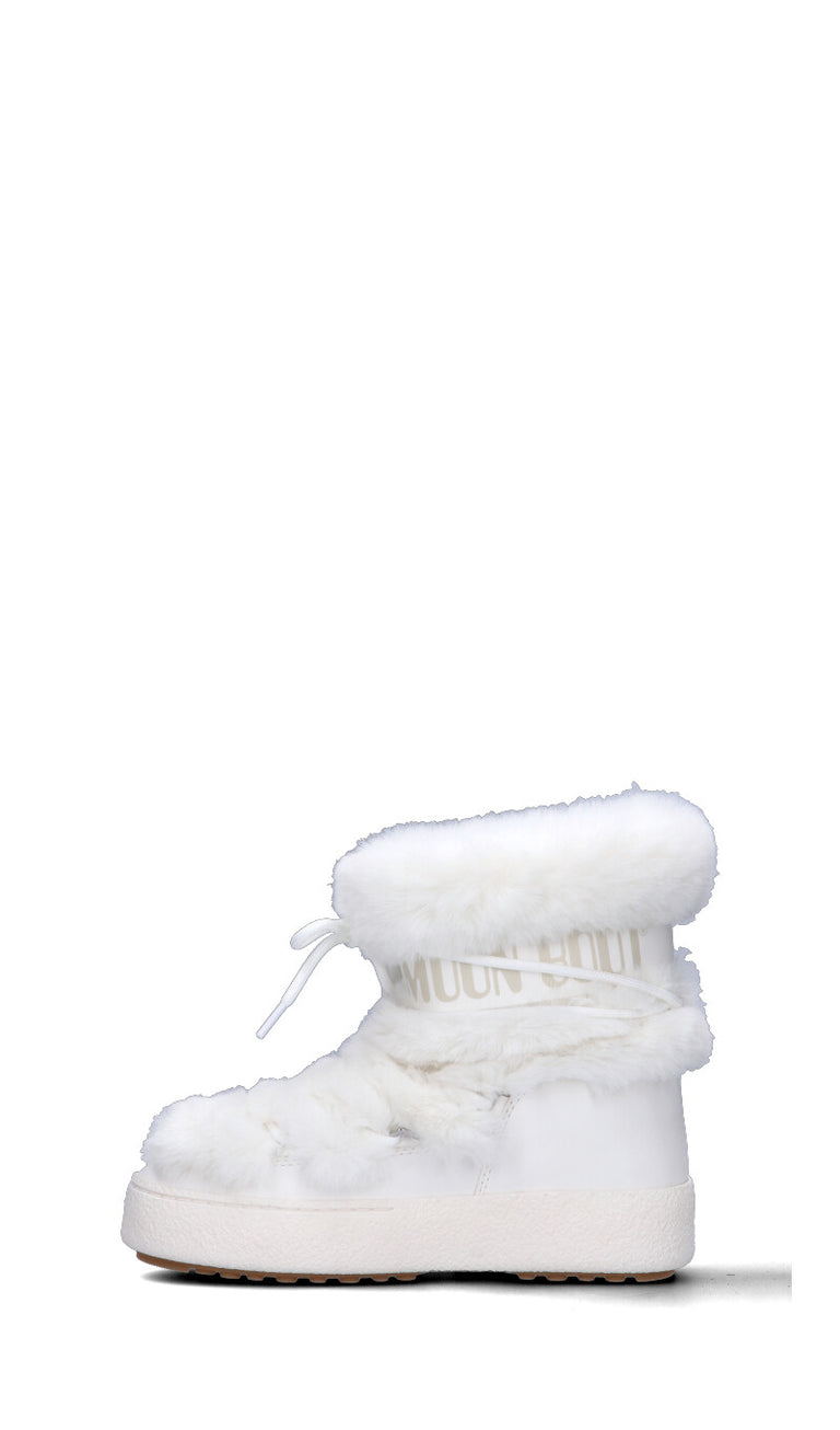 MOON BOOT - MB LTRACK FAUX FUR WP Doposci donna bianco