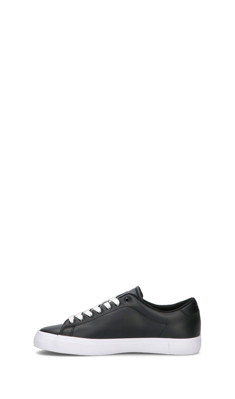 RALPH LAUREN Sneaker uomo nera in pelle