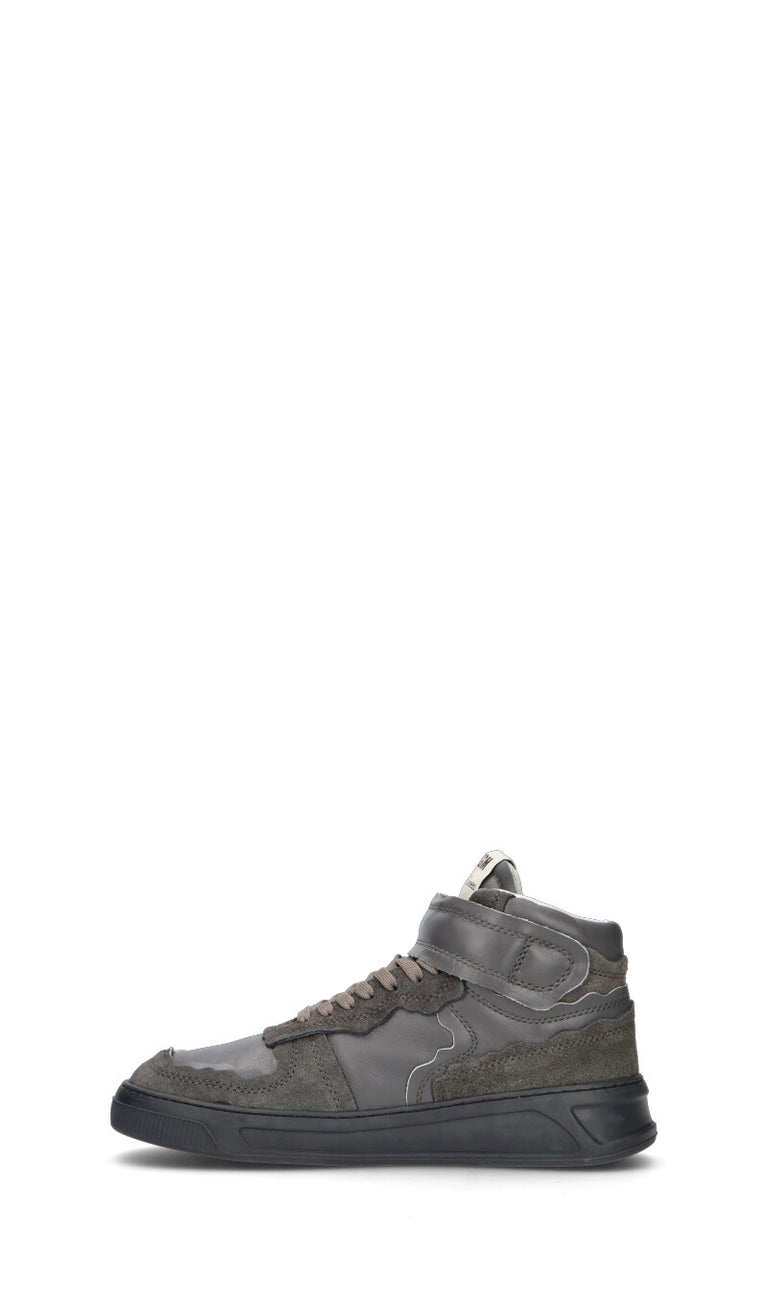 MSGN Sneaker donna antracite in pelle