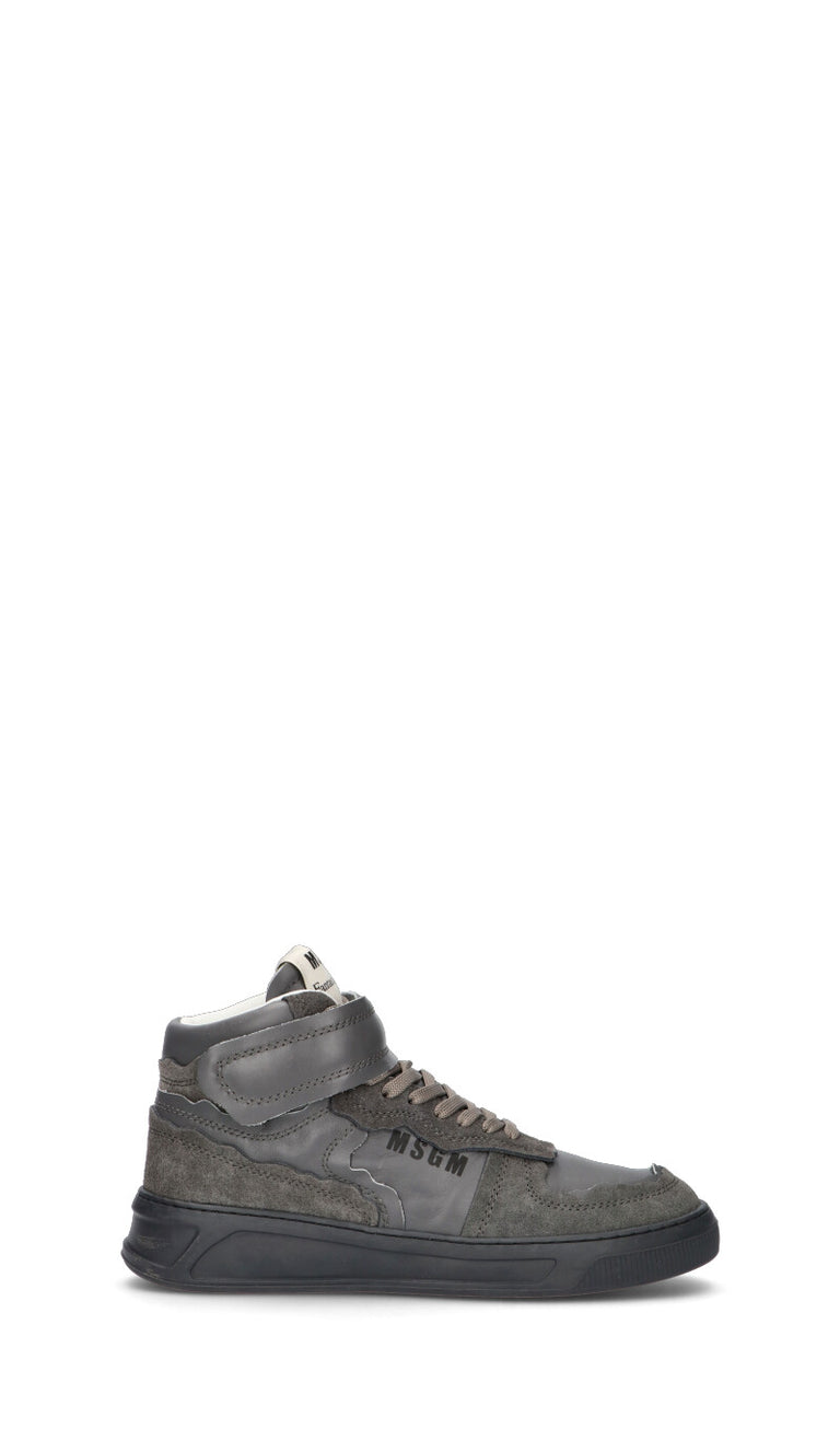 MSGN Sneaker donna antracite in pelle