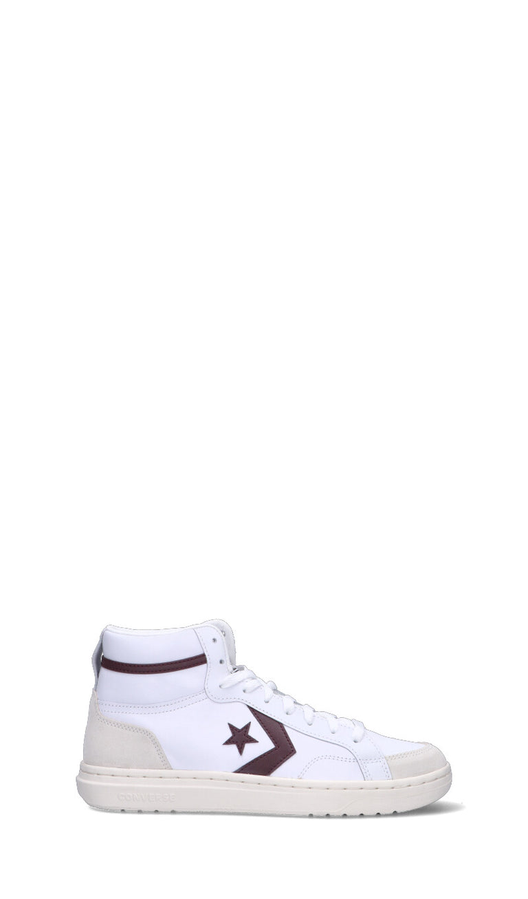 CONVERSE Sneaker uomo bianca/rossa in pelle