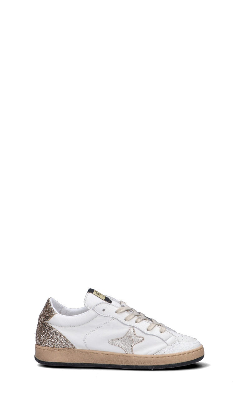 AMA-BRAND Sneaker donna bianca in pelle