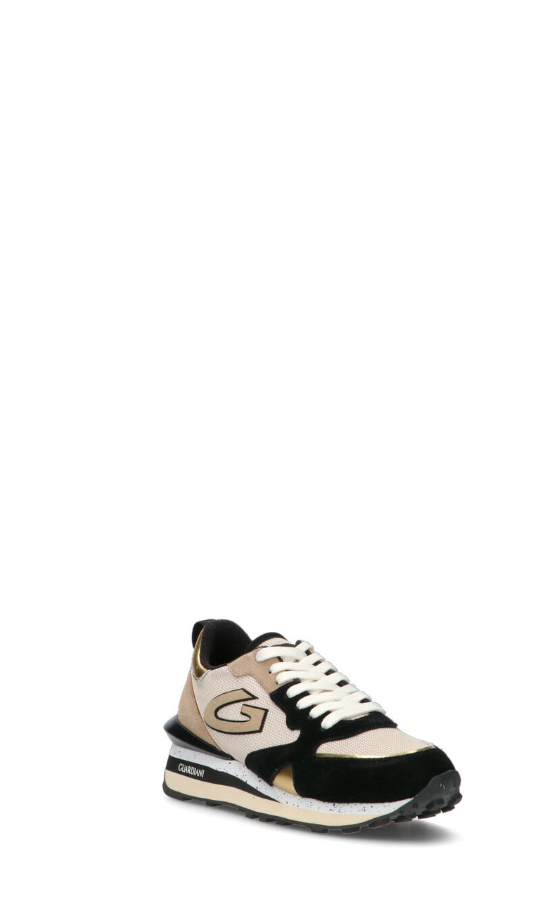 ALBERTO GUARDIANI Sneaker donna nera/beige in pelle