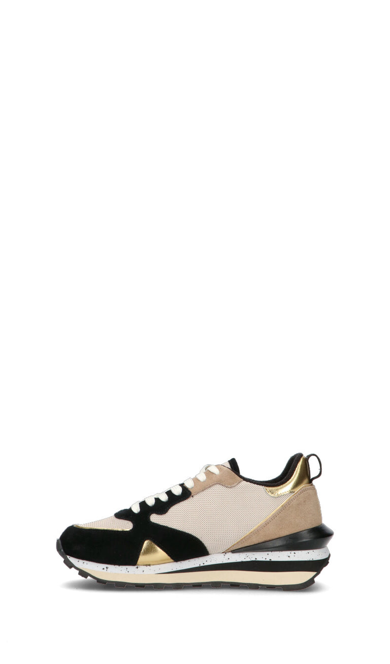 ALBERTO GUARDIANI Sneaker donna nera/beige in pelle