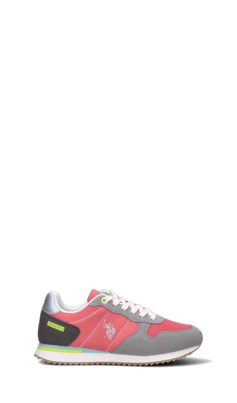 U.S. POLO ASSN. Sneaker donna rosa/grigia/marrone