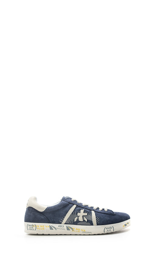 PREMIATA ANDY Sneaker uomo blu in suede