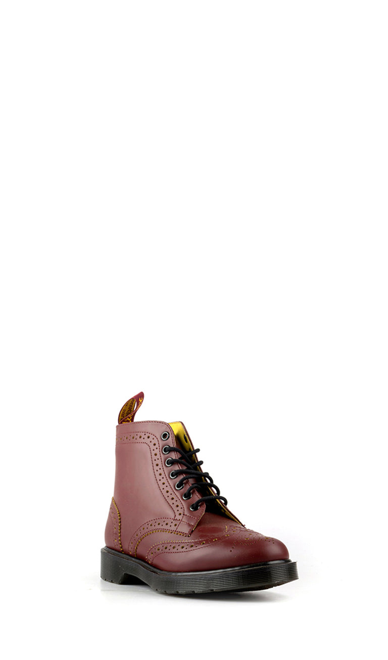 DR. MARTENS Anfibio donna bordeaux in pelle