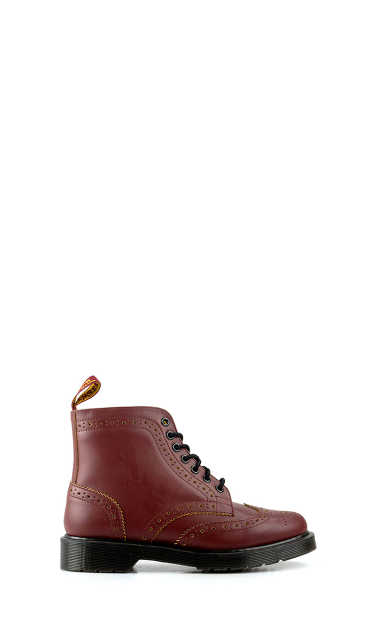 DR. MARTENS Anfibio donna bordeaux in pelle