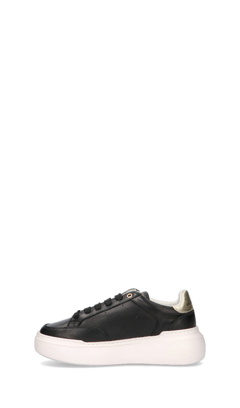 U.S. POLO ASSN. Sneaker donna nera in pelle