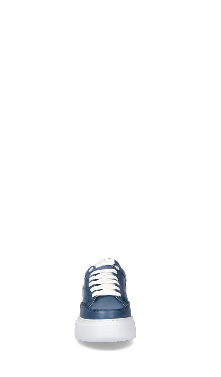 U.S. POLO ASSN. Sneaker donna blu in pelle