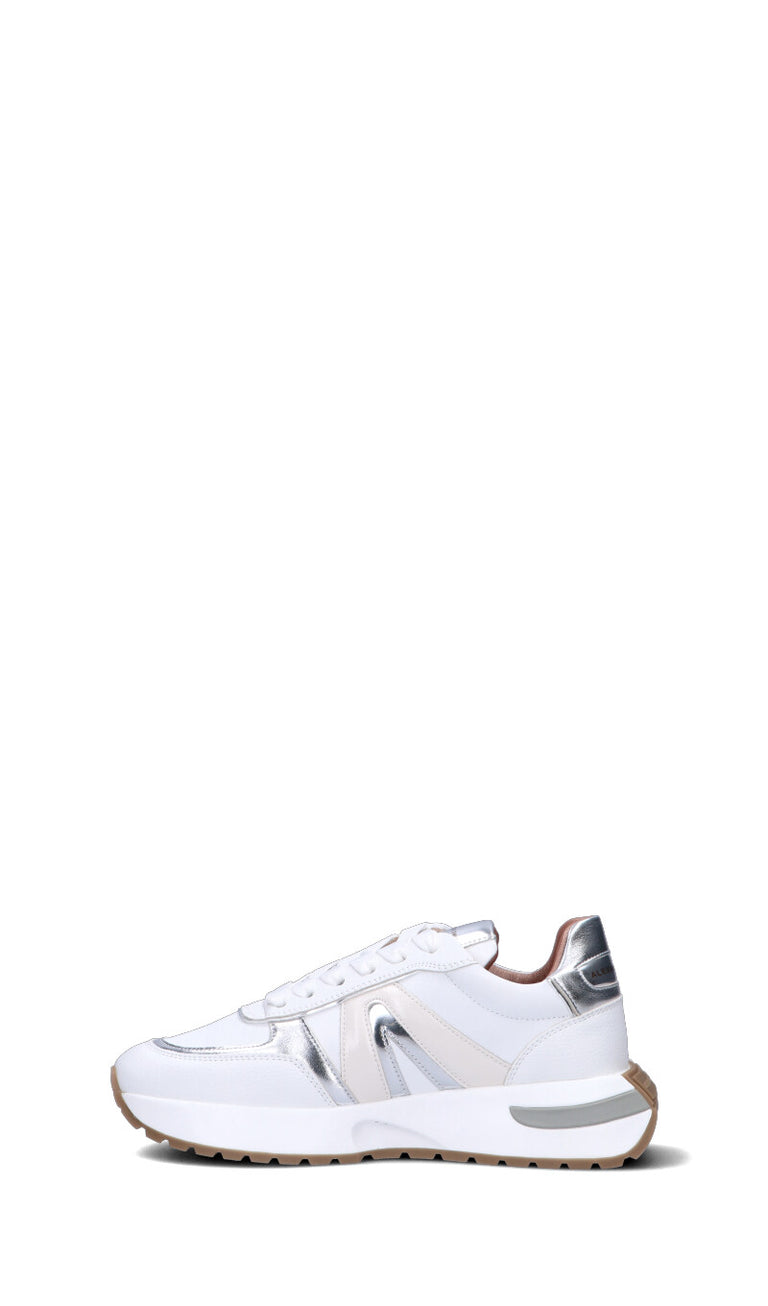 ALEXANDER SMITH Sneaker donna bianca/argento