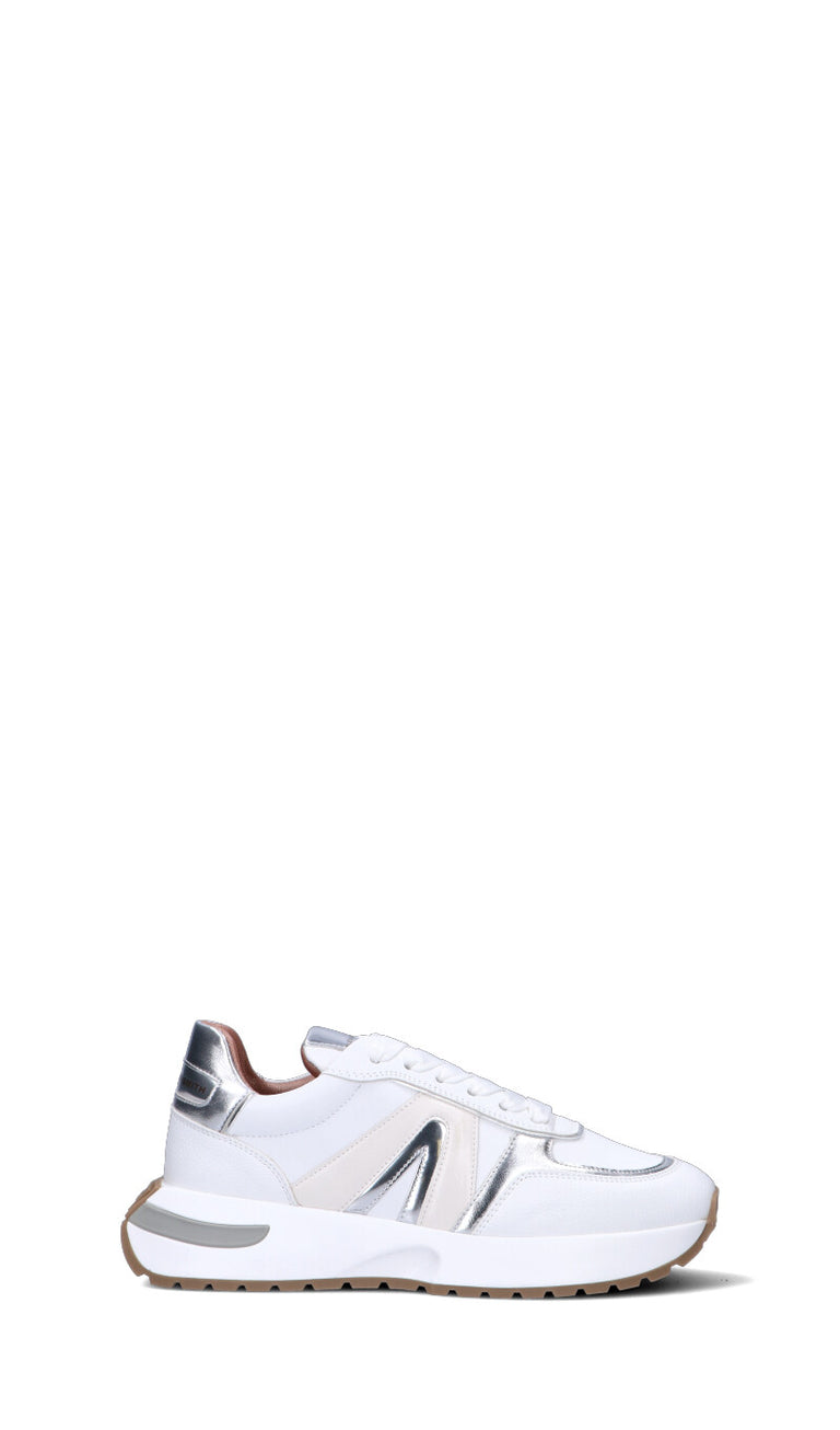 ALEXANDER SMITH Sneaker donna bianca/argento