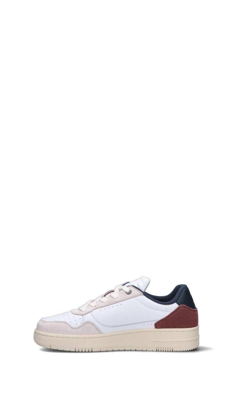 COLMAR Sneaker uomo bianca/blu in pelle