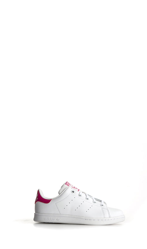 ADIDAS ORIGINAL STAN SMITH Sneaker bambina bianca/rosa in pelle