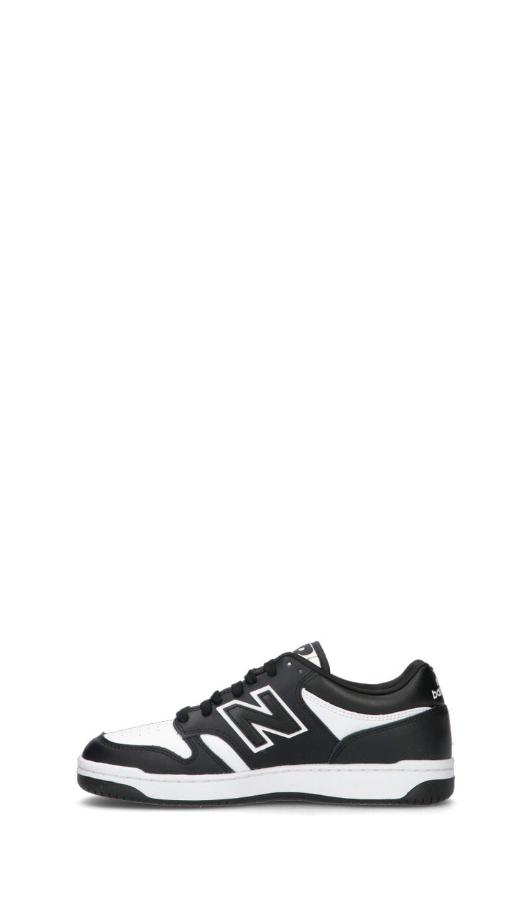 NEW BALANCE Sneaker uomo bianca/nera in pelle