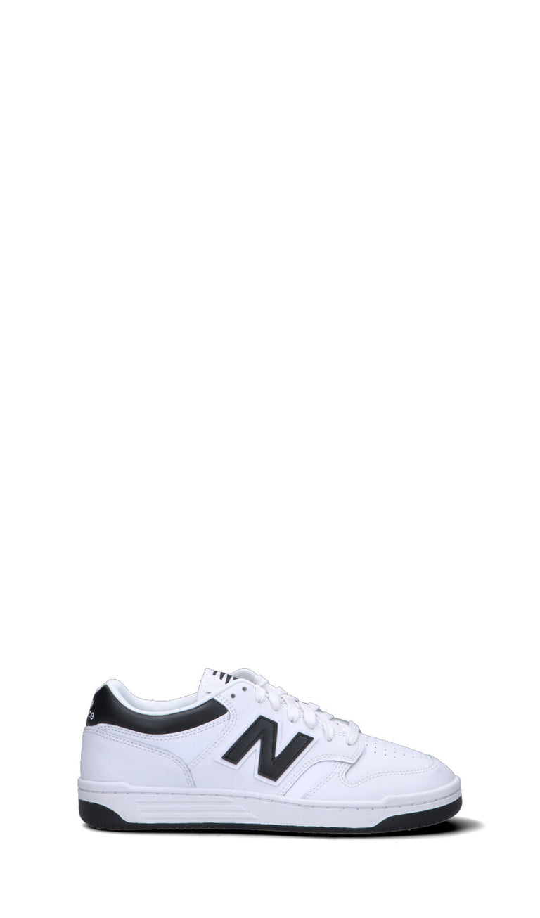 NEW BALANCE Sneaker uomo bianca/nera in pelle