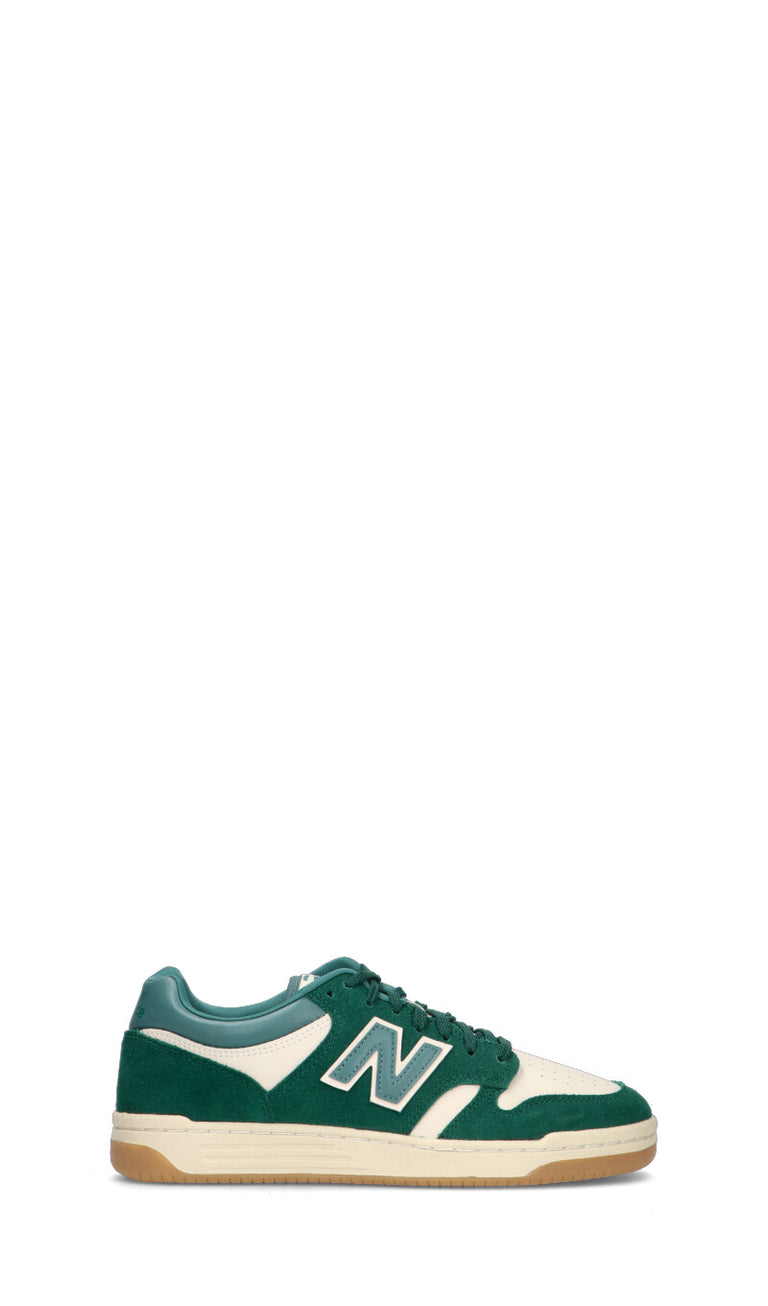 NEW BALANCE - 480 Sneaker donna verde in suede