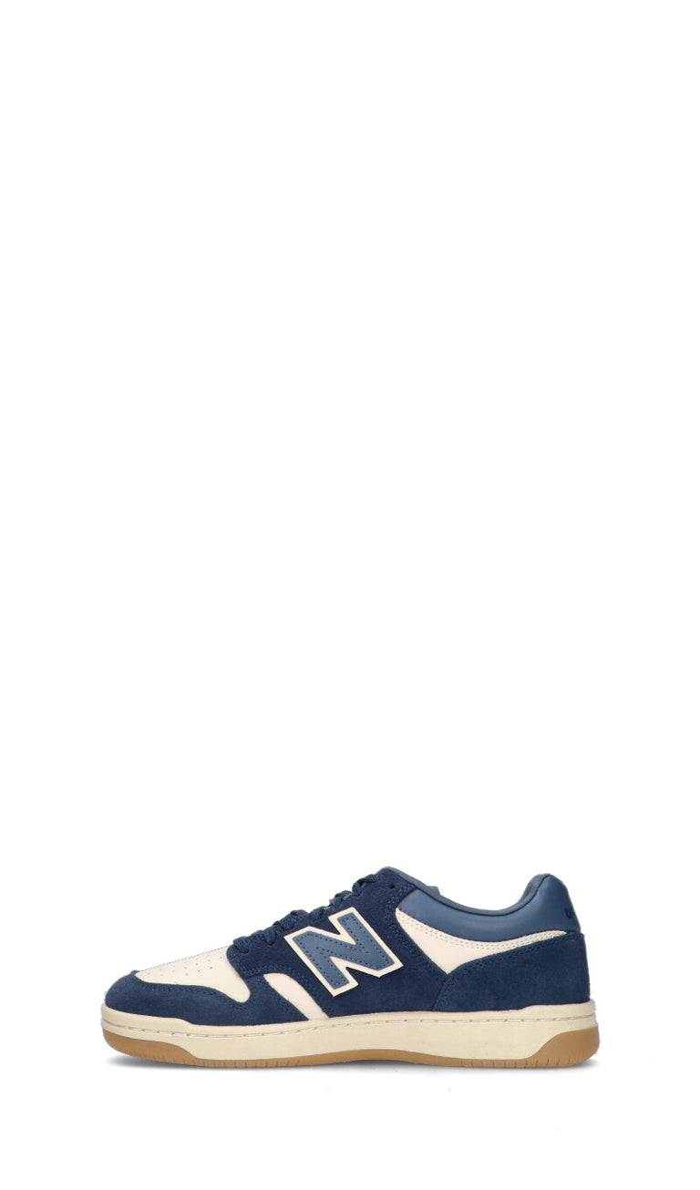 NEW BALANCE - 480 Sneaker donna navy in suede