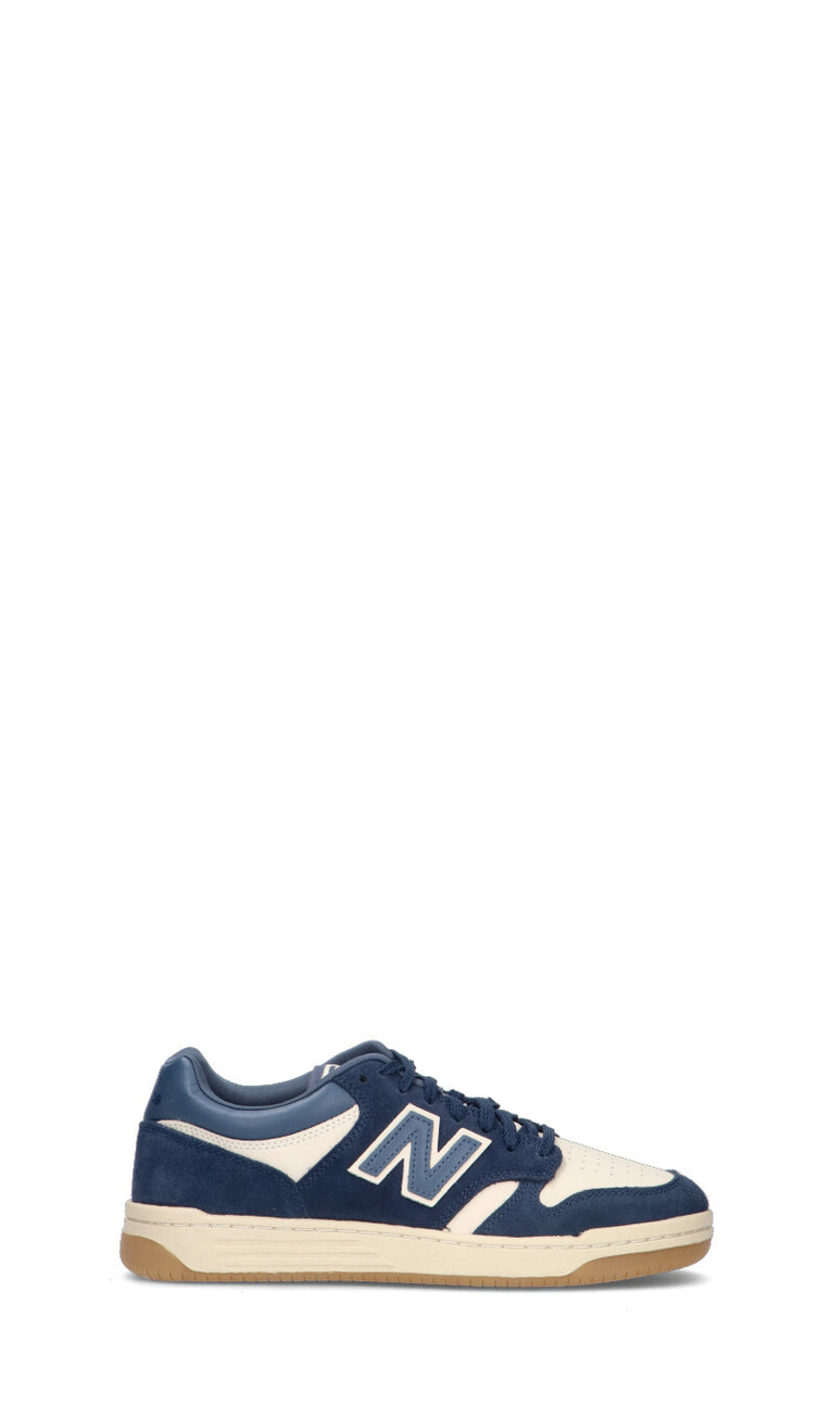 NEW BALANCE - 480 Sneaker donna navy in suede