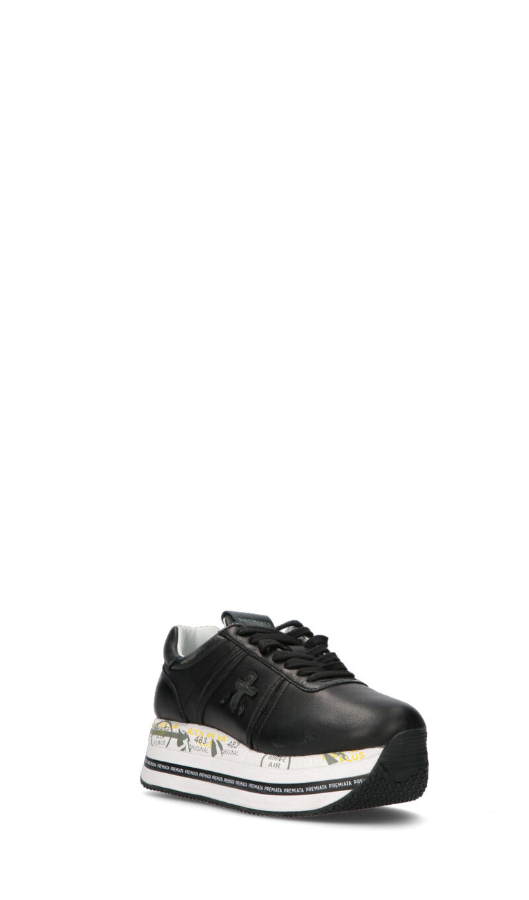 PREMIATA Sneaker donna nera in pelle