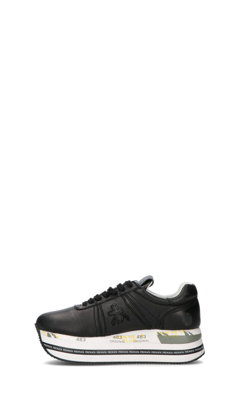 PREMIATA Sneaker donna nera in pelle