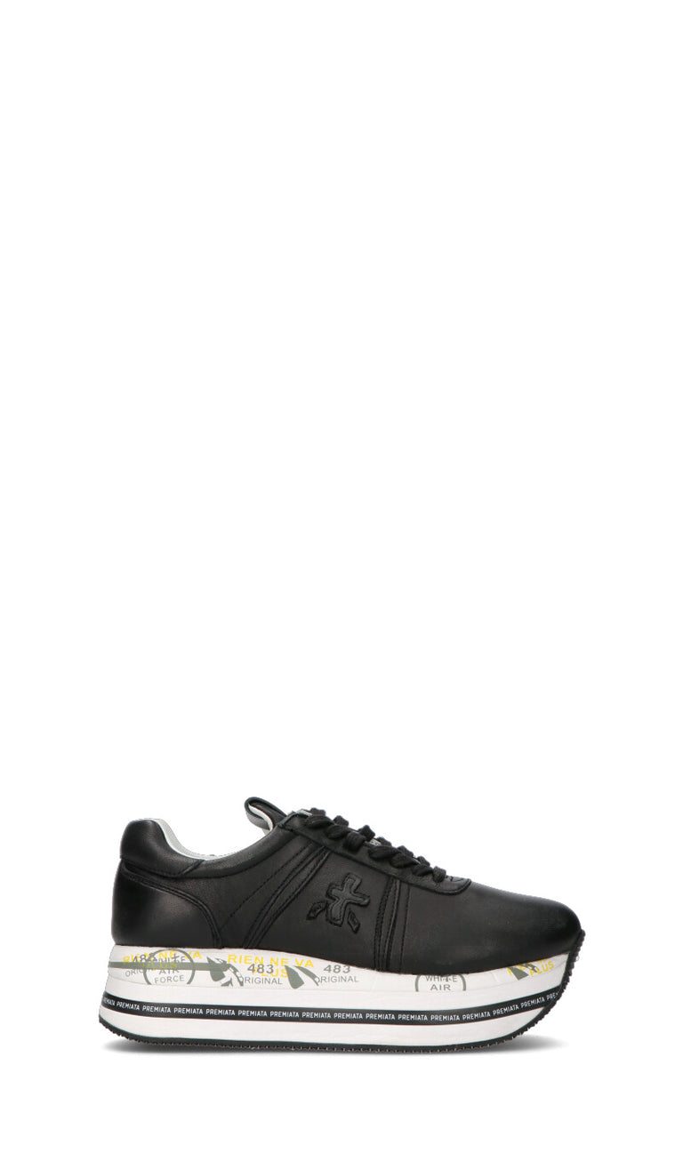 PREMIATA Sneaker donna nera in pelle