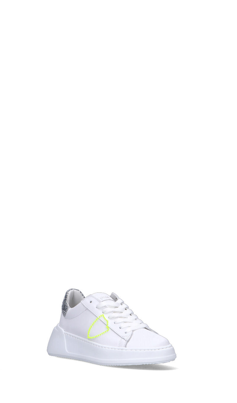 PHILIPPE MODEL Sneaker donna bianca/grigia in pelle