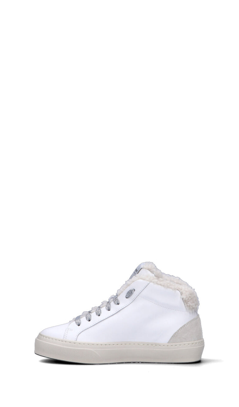 STOKTON Sneaker donna bianca/panna in pelle