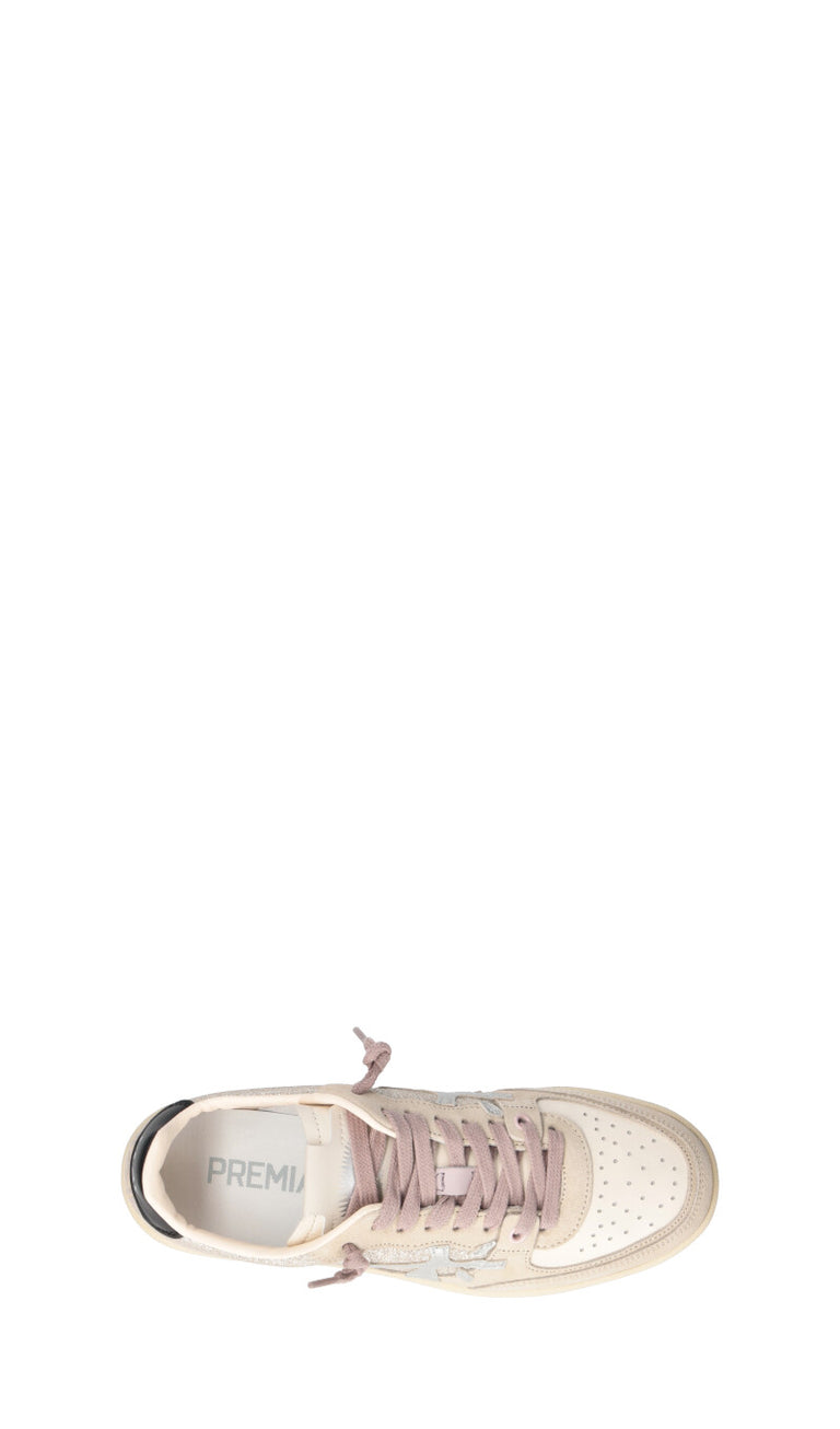 PREMIATA Sneaker donna beige/argento in suede