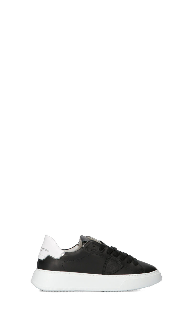 PHILIPPE MODEL Sneaker donna nera in pelle