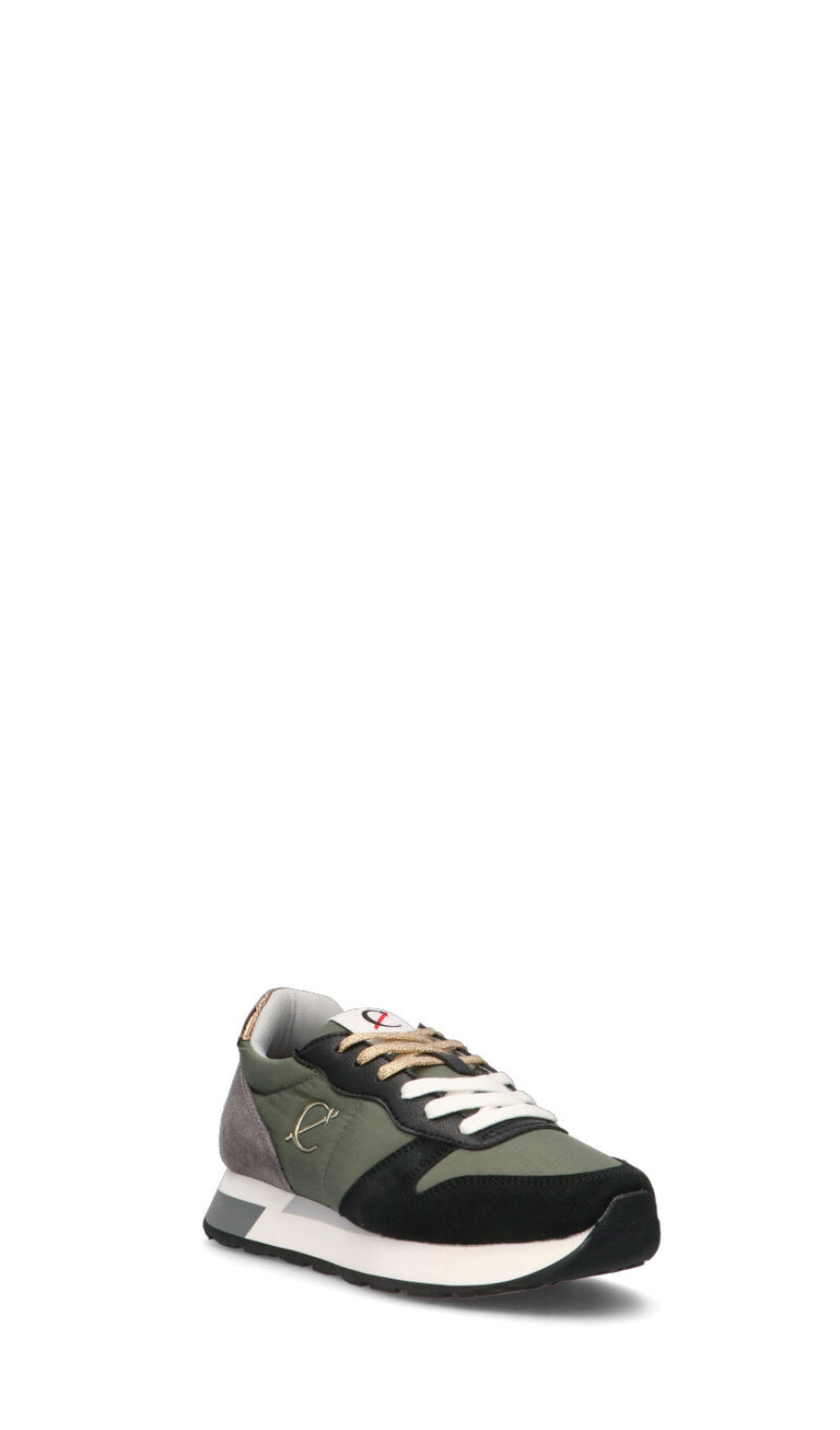 CAFéNOIR Sneaker donna militare/grigia in suede